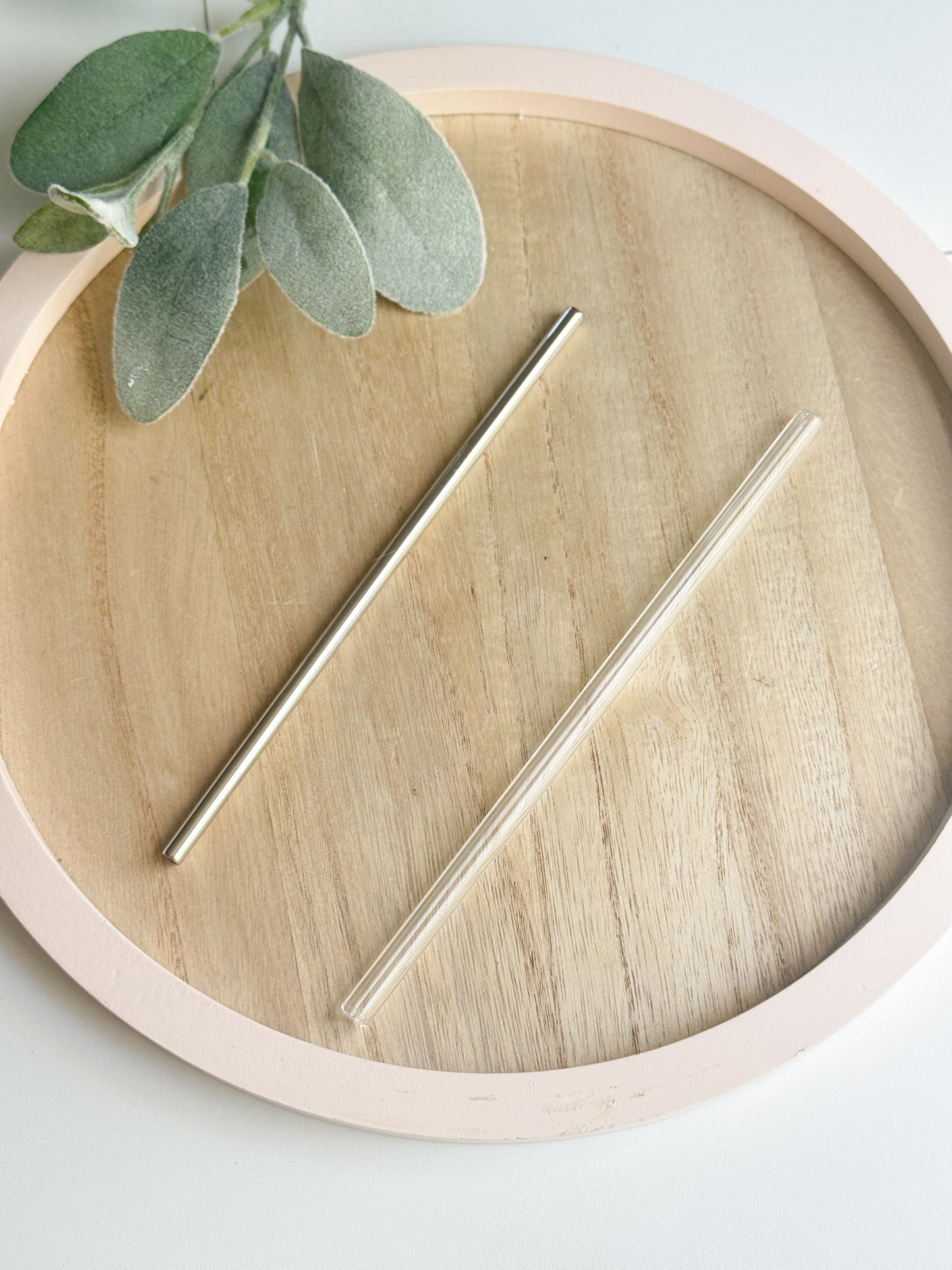 Metal and Glass Straw