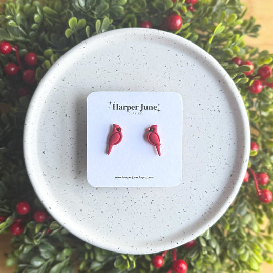 Cardinal Studs