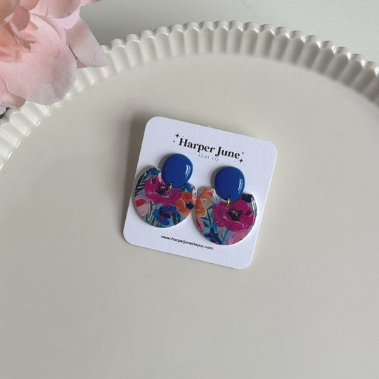 Cobalt Florals