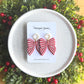 Large Red & White Bows