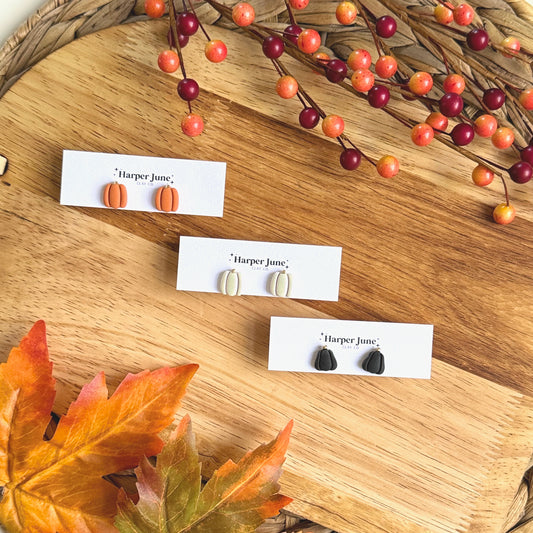 Mini Pumpkin Studs